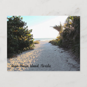 Anna Maria Island Florida - beach - sun Postcard