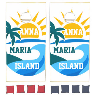 Anna Maria Island Florida Cornhole Set