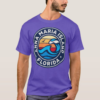Anna Maria Island Florida Fl Nautical Waves TShirt