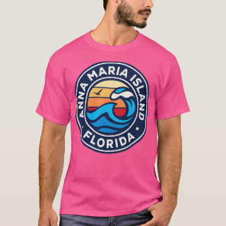 Anna Maria Island Florida Fl Nautical Waves TShirt