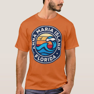 Anna Maria Island Florida Fl Nautical Waves TShirt