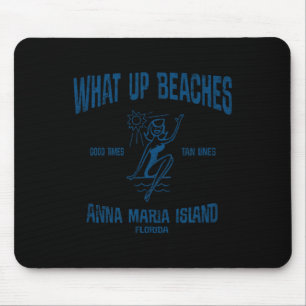 Anna Maria Island Florida Funny Vintage Beaches Te Mouse Pad