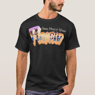 Anna Maria Island Florida Retro Sunset Vacation Gi T-Shirt