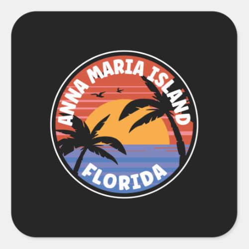 Anna Maria Island _ Florida Sunrise Square Sticker