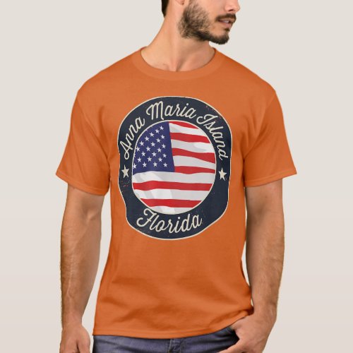 Anna Maria Island _ Patriotic Florida Souvenir T_S T_Shirt