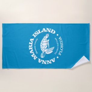 Anna Maria Island (sea turtle) Beach Towel