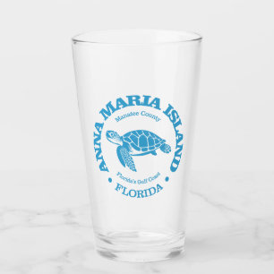 Anna Maria Island (sea turtle) Glass