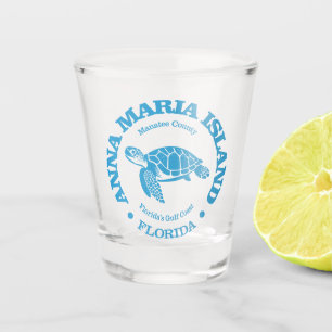 Anna Maria Island (sea turtle) Shot Glass