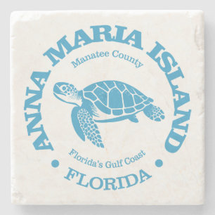 Anna Maria Island (sea turtle) Stone Coaster