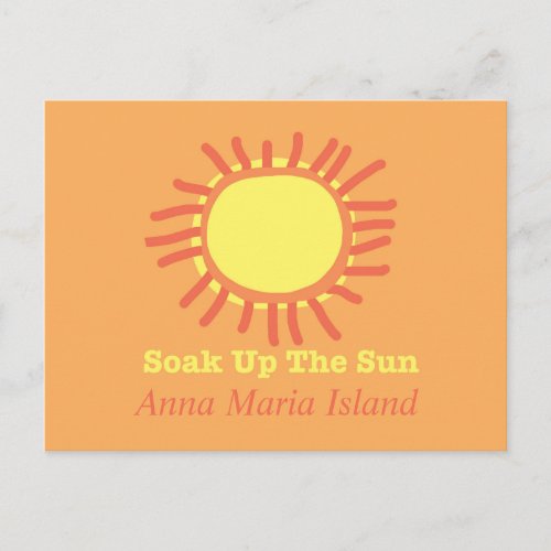 Anna Maria Island Soak Up the Sun Postcards