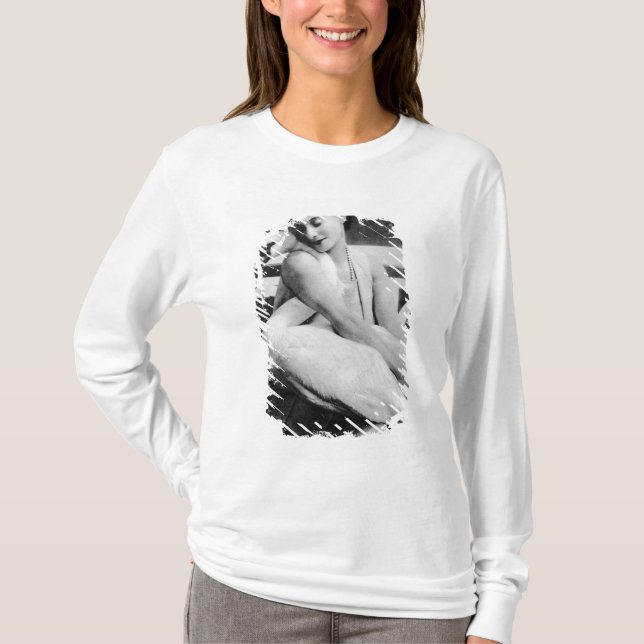 Anna Pavlova with her pet swan Jack, c.1905 T-Shirt (Front)