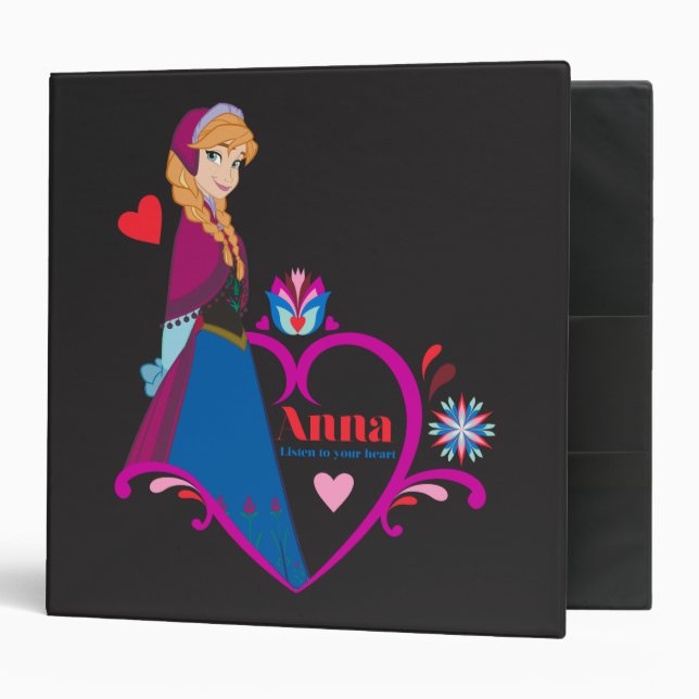 Anna | Pink Heart Binder (Front/Inside)