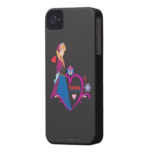 Anna | Pink Heart Case-Mate iPhone Case (Back Left)