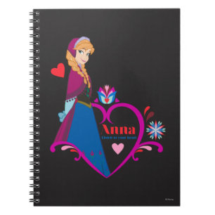 Anna   Pink Heart Notebook