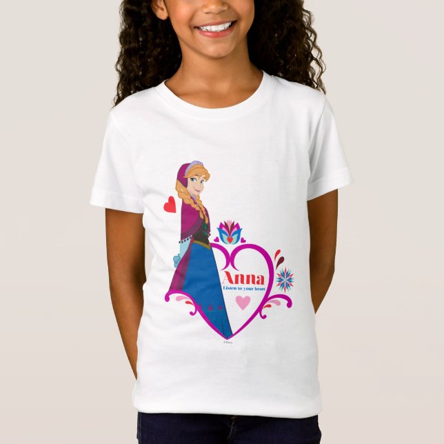 Anna | Pink Heart T-Shirt (Front)