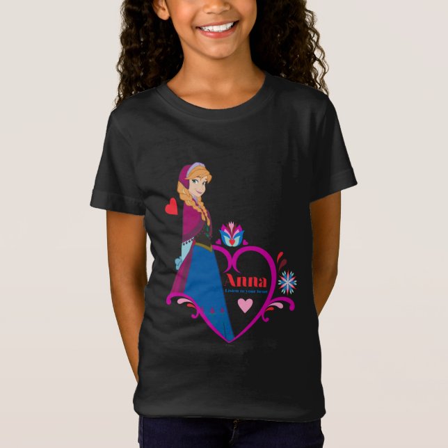 Anna | Pink Heart T-Shirt (Front)