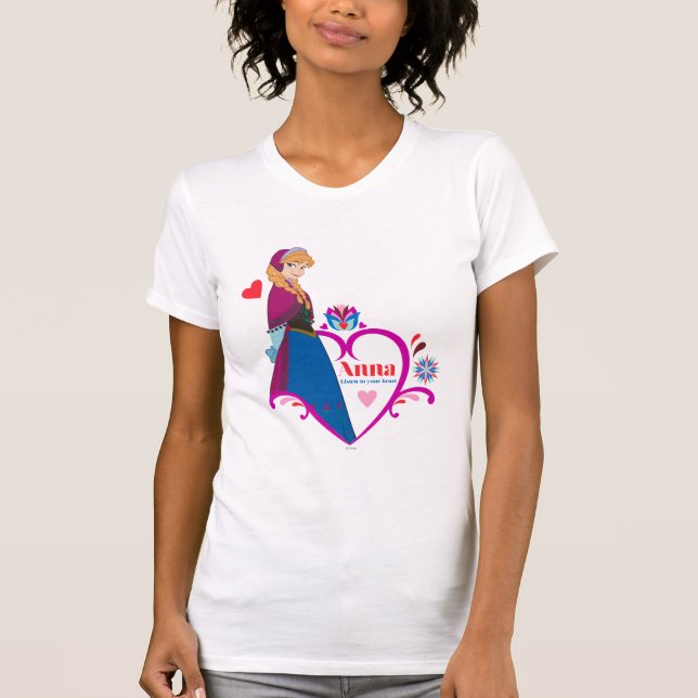 Anna | Pink Heart T-Shirt (Front)