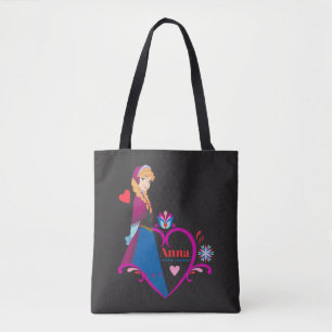Anna   Pink Heart Tote Bag