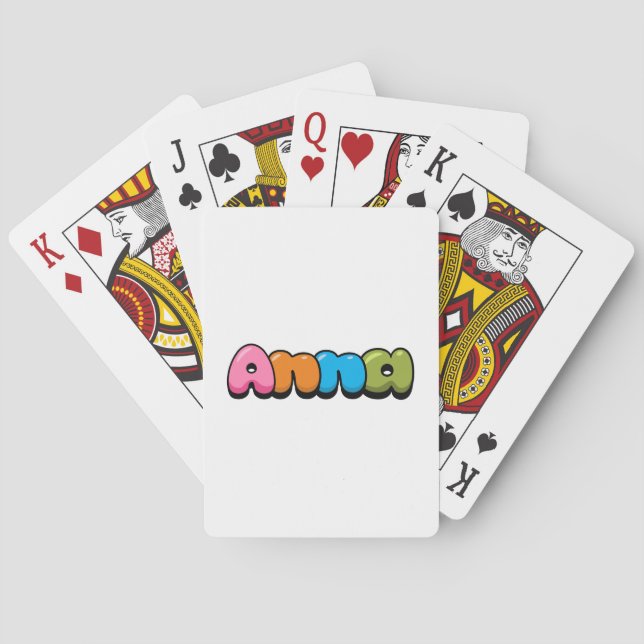 Anna Poker Cards (Back)