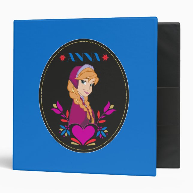 Anna | Portrait in Black Circle Binder (Front/Inside)