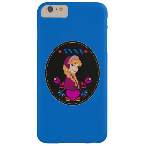 Anna  Portrait in Black Circle Barely There iPhone 6 Plus Case