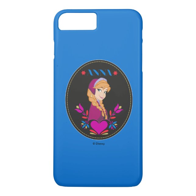 Anna | Portrait in Black Circle Case-Mate iPhone Case (Back)