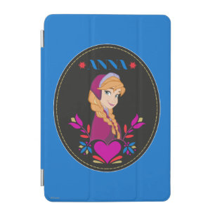Anna   Portrait in Black Circle iPad Mini Cover