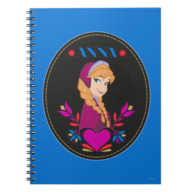 Anna | Portrait in Black Circle Notebook (Front)