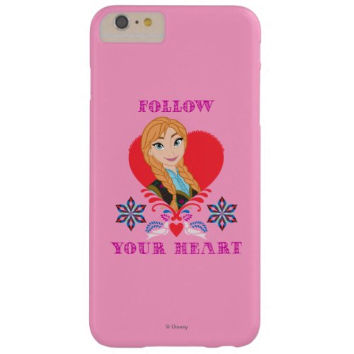 Anna  Portrait in Red Heart Barely There iPhone 6 Plus Case