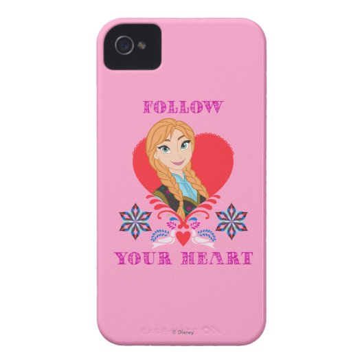 Anna | Portrait in Red Heart Case-Mate iPhone Case (Back)