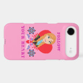 Anna | Portrait in Red Heart Case-Mate iPhone Case (Back (Horizontal))