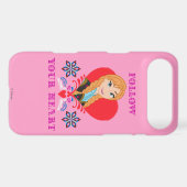 Anna | Portrait in Red Heart Case-Mate iPhone Case (Back (Horizontal))