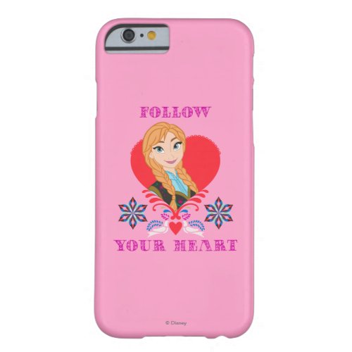Anna  Portrait in Red Heart Barely There iPhone 6 Case