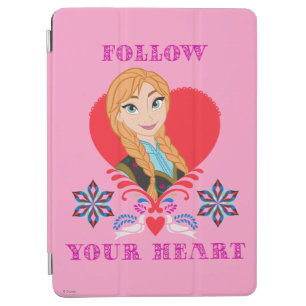Anna Portrait in Red Heart iPad Air Cover