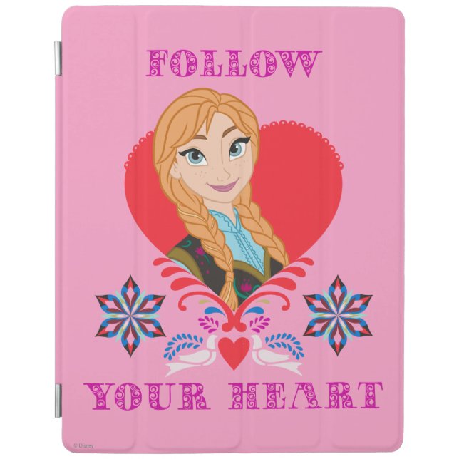 Anna | Portrait in Red Heart iPad Smart Cover (Front)