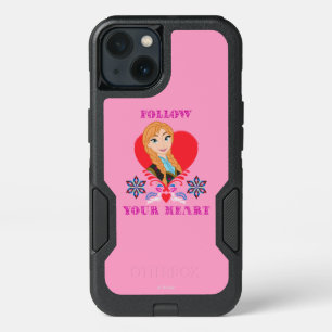 Anna Portrait in Red Heart iPhone 13 Case