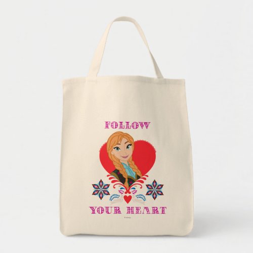 Anna  Portrait in Red Heart Tote Bag