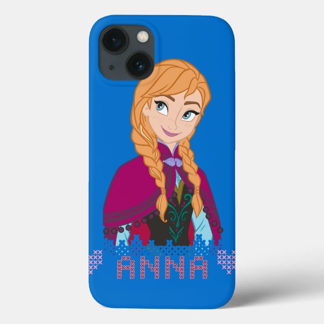 Anna | Portrait with Name Case-Mate iPhone Case (Back)
