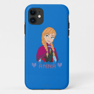 Anna Portrait with Name iPhone 11 Case
