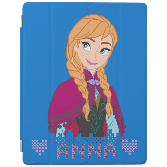 Anna | Portrait with Name iPad Smart Cover (Front)