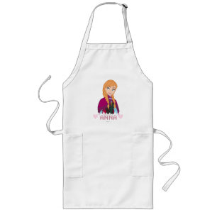 Anna Portrait with Name Long Apron