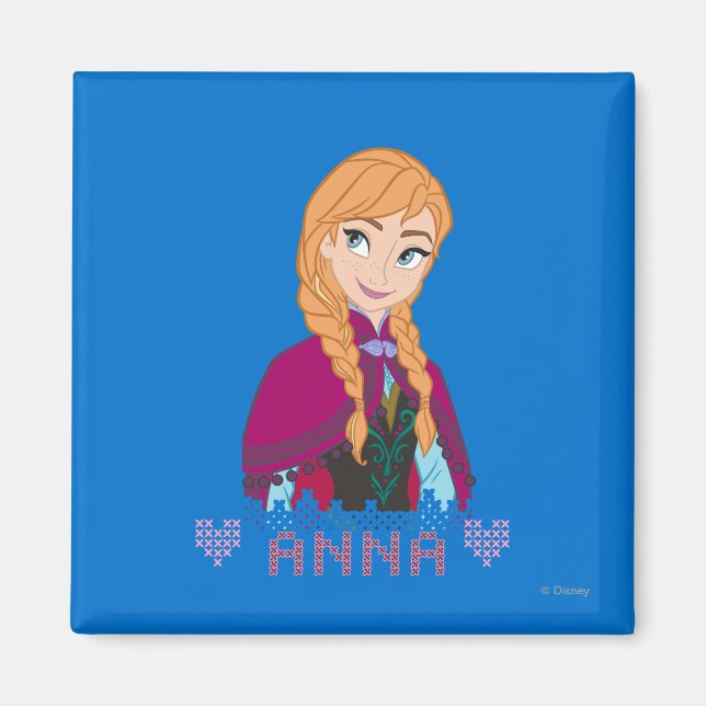 Anna | Portrait with Name Magnet (Front)