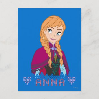 Anna | Portrait With Name Postcard by frozen at Zazzle