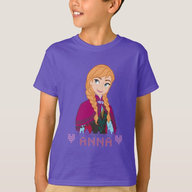 Anna | Portrait with Name T-Shirt (Front)