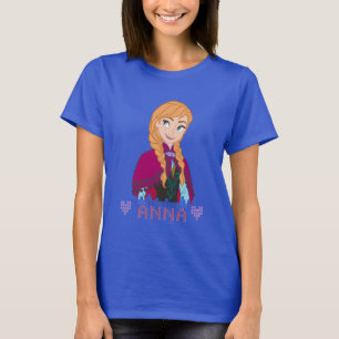 Anna Portrait with Name T-Shirt