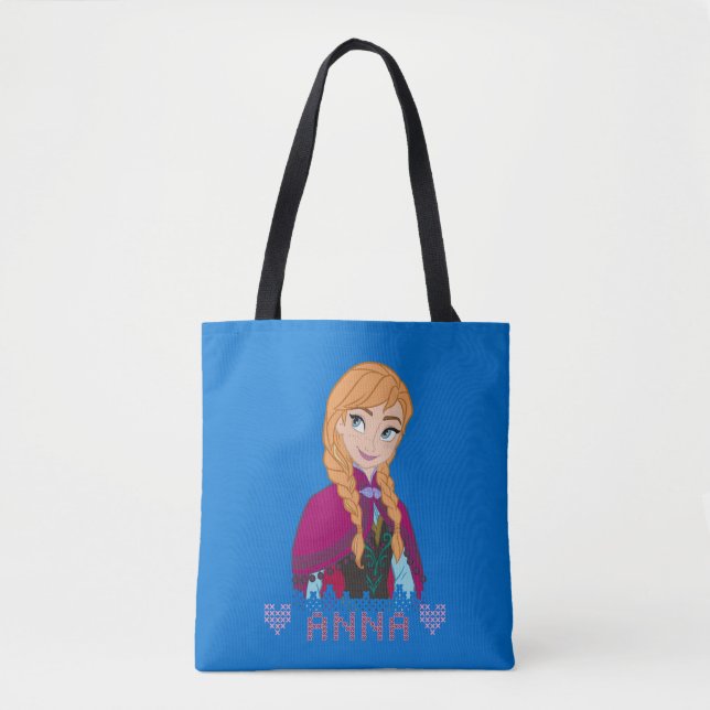 Anna | Portrait with Name Tote Bag (Front)