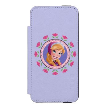 Anna | Princess Wallet Case For Iphone Se/5/5s by frozen at Zazzle