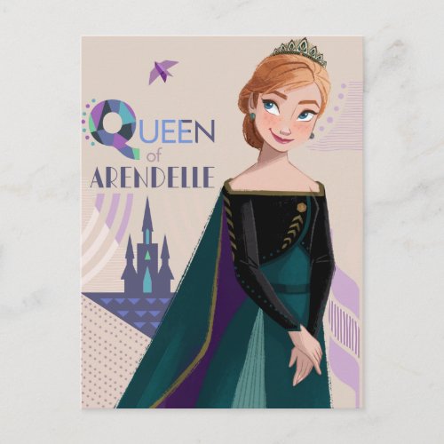 Anna  Queen of Arendelle Postcard