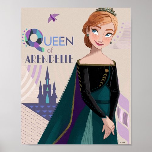 Anna  Queen of Arendelle Poster