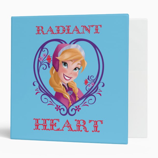 Anna | Radiant Heart 3 Ring Binder (Front/Inside)